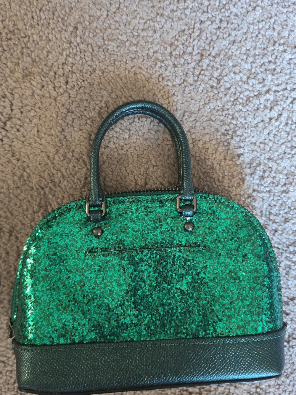 Coach Wizard of Oz Emerald Glitter Micro Mini Sierra Satchel - Picture 11 of 11
